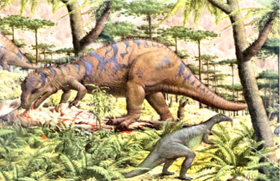 Acrocanthosaurus Theropod Dinosaur 