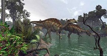 Hadrosaur dinosaur