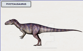 Piveteausaurus dinosaurs